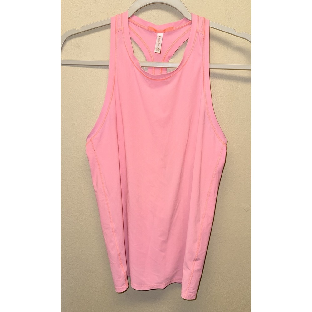 Athleta Ultimate Train Tank Pink Coral Racerback Performance 53086 Size XS
